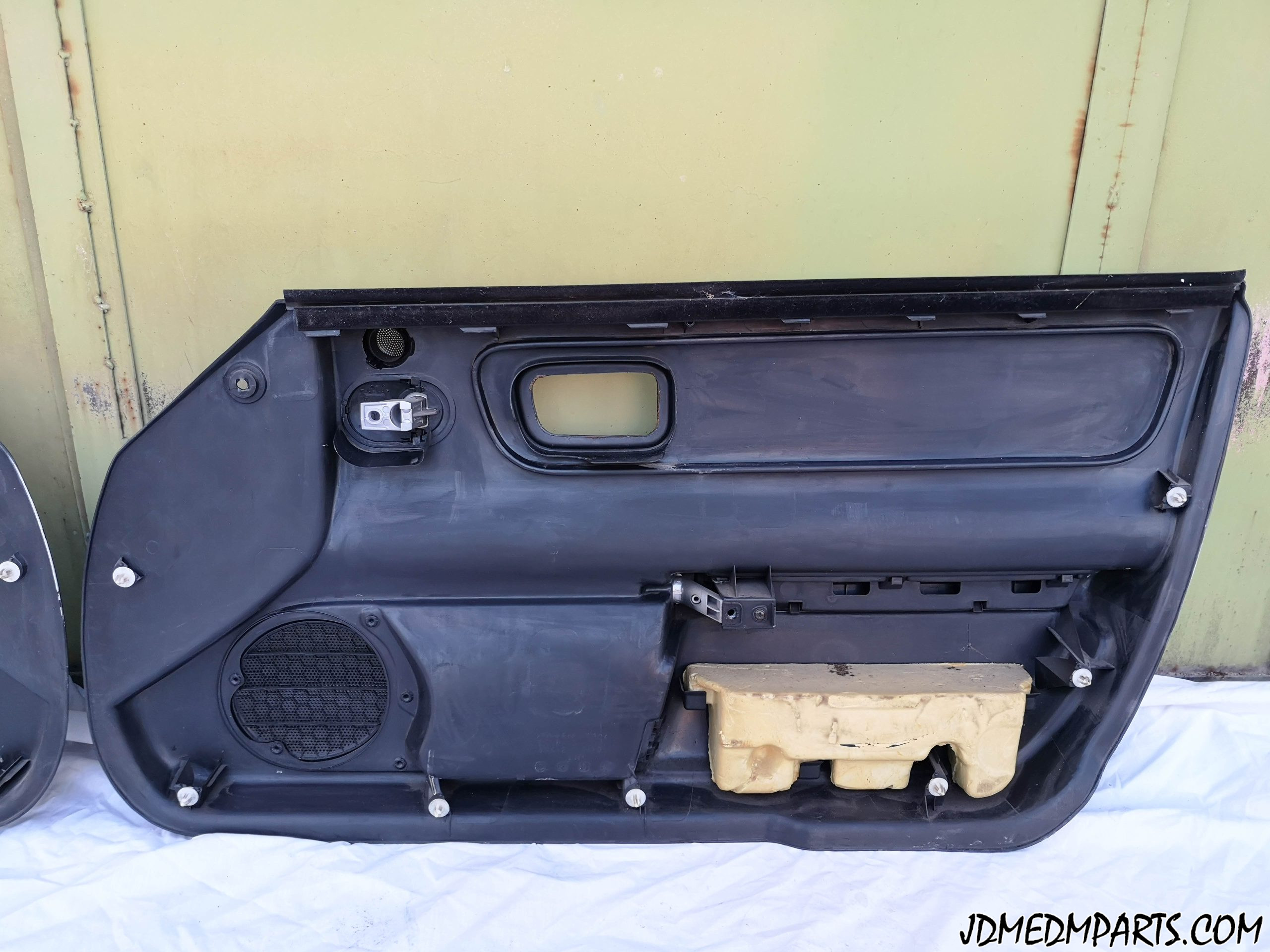 Toyota MR2 Spyder MR-S Door Panels Black Leather Trim Pair LH RH