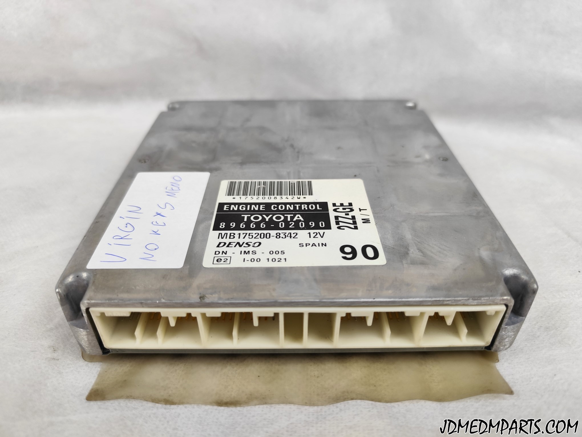 Toyota Corolla T-Sport 2ZZ-GE M/T Virgin ECU 89666-02090 P&P ZZE12