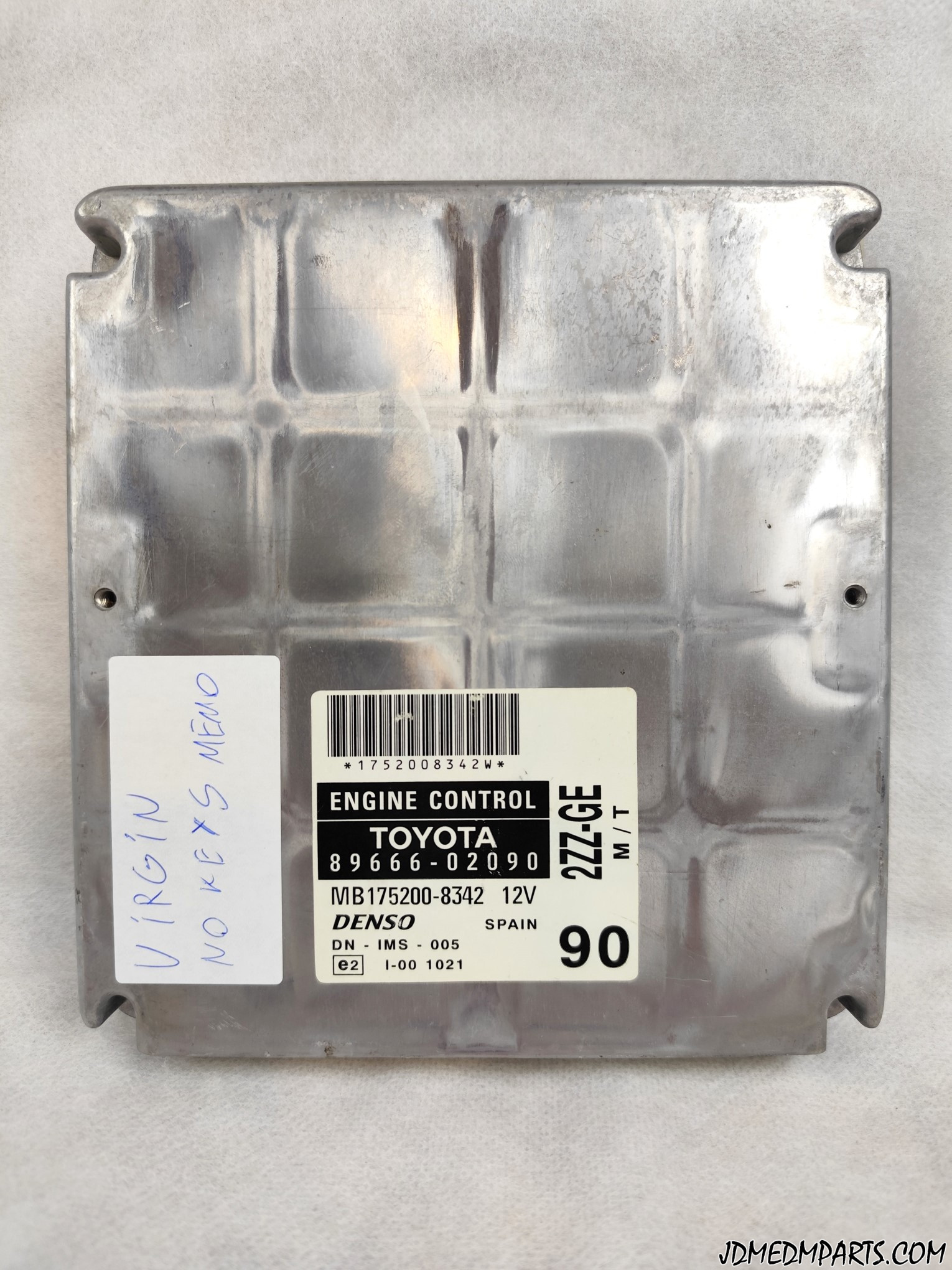 Toyota Corolla T-Sport 2ZZ-GE M/T Virgin ECU 89666-02090 P&P ZZE12
