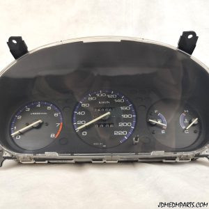 Honda Civic EK EJ EDM Manual Instrument Gauge Cluster Euro Spec KM/H Tacho