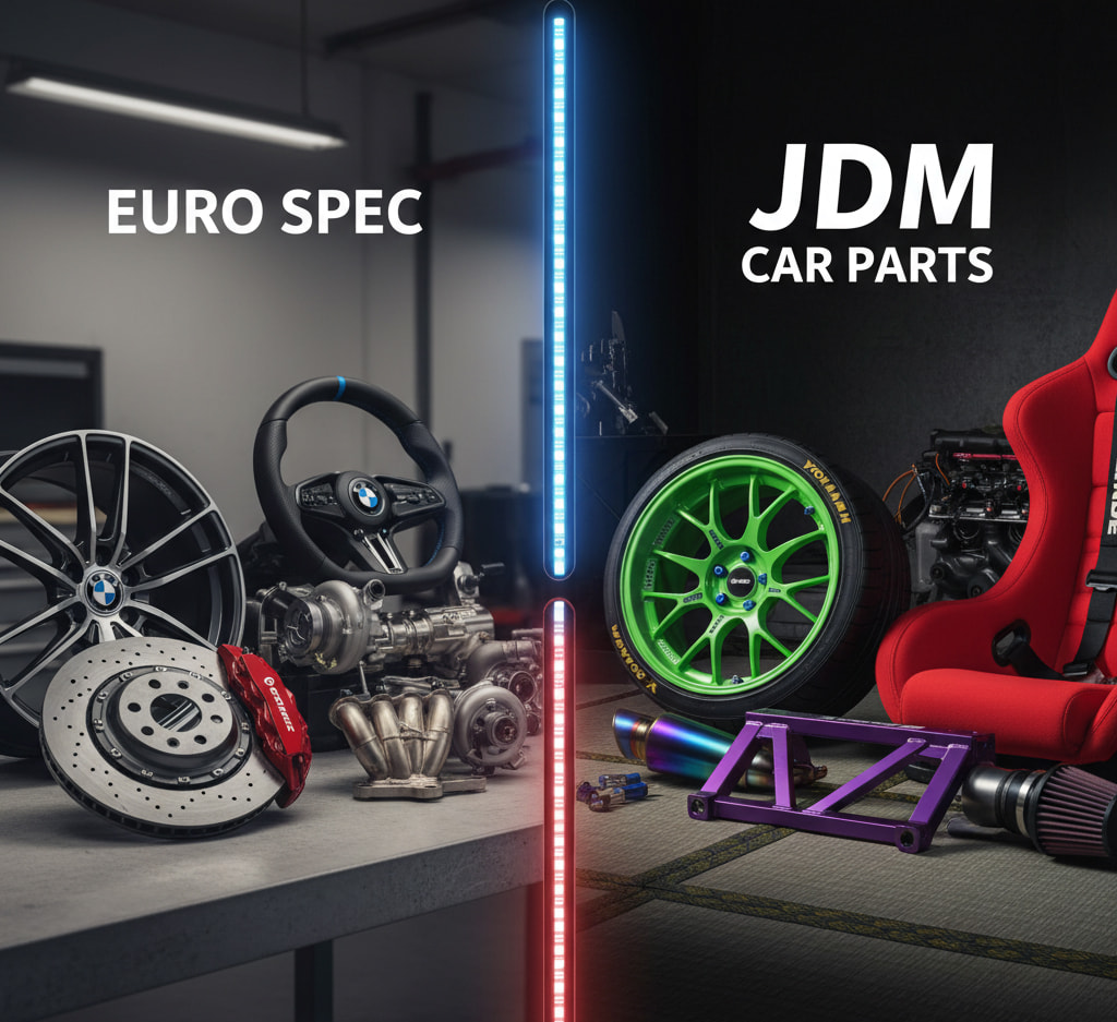 You are currently viewing Euro Spec vs JDM Car Parts – Key Differences Explained