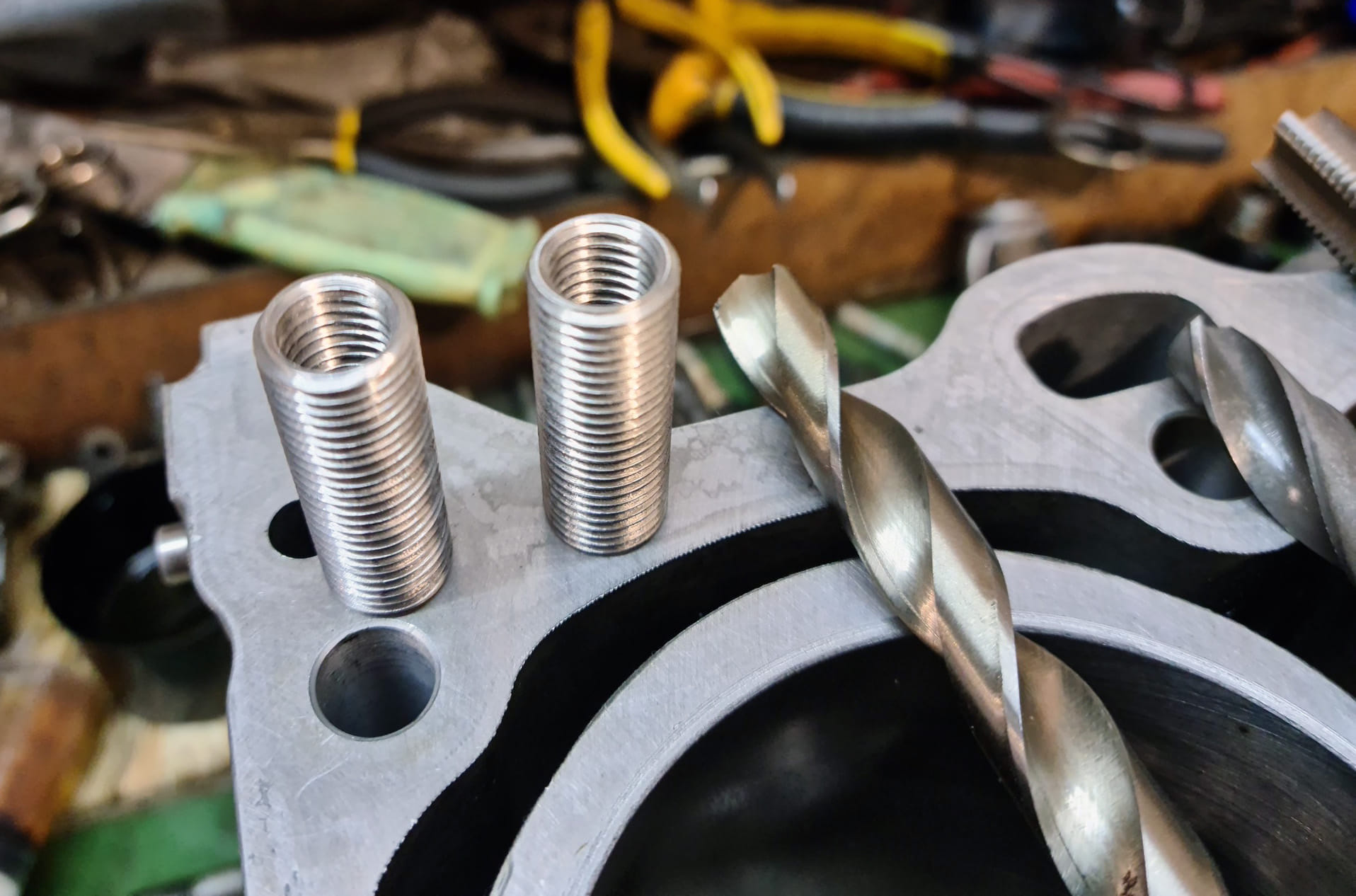 2AZ-FE Stripped Head Bolts Thread Repair Inserts